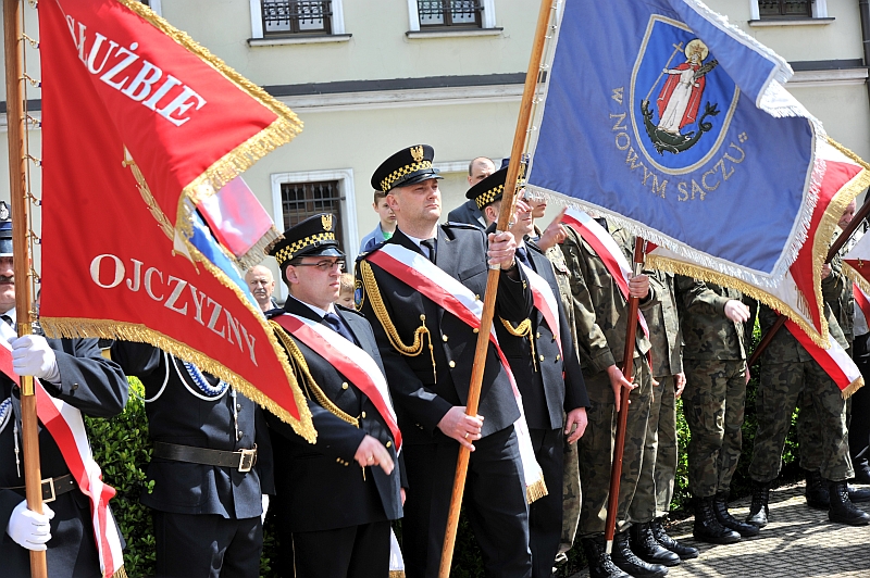 225 rocznica uchwalenia Konstytucji 3 Maja - Nowy Sącz fot. Janusz Bobrek #7